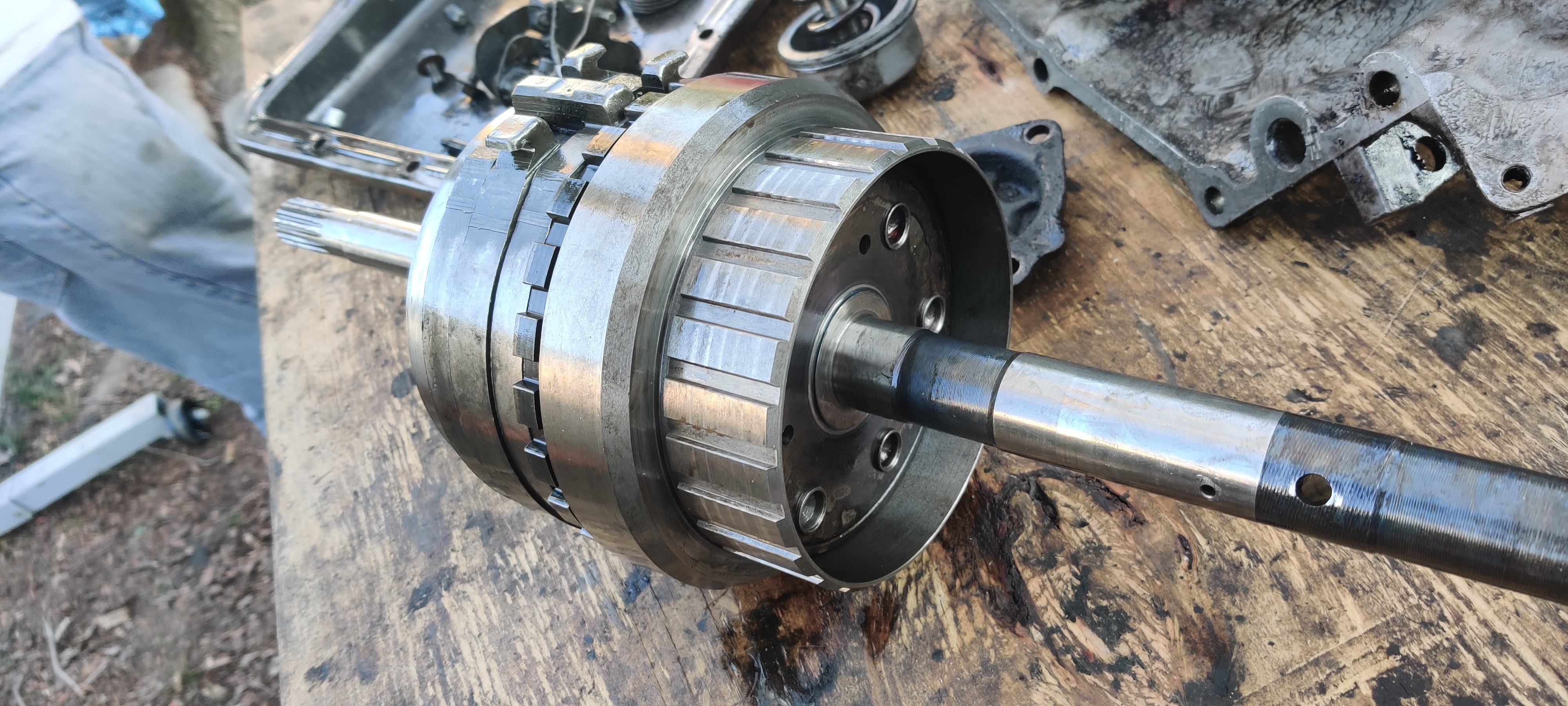 This is the core of the transmission, the planetary gear set